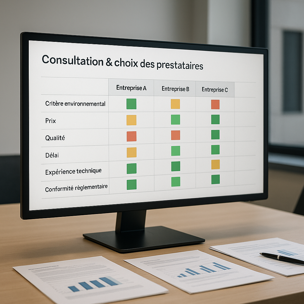 Consultation et analyse des offres
