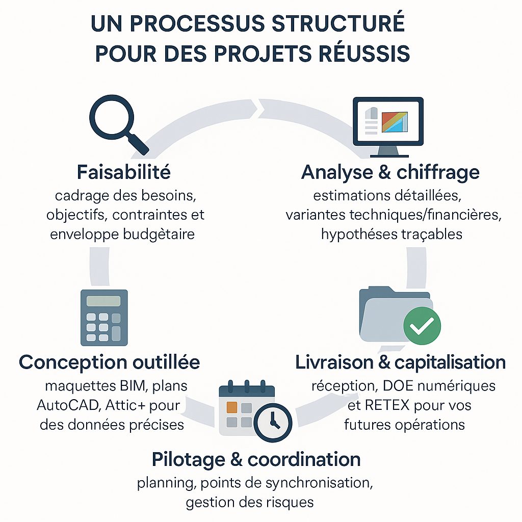 Schéma du processus méthodologique